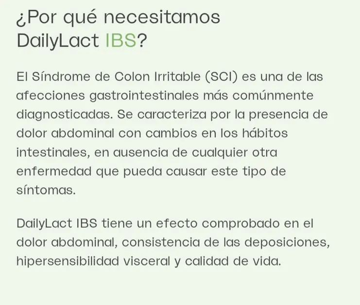 Probiotico  IBS