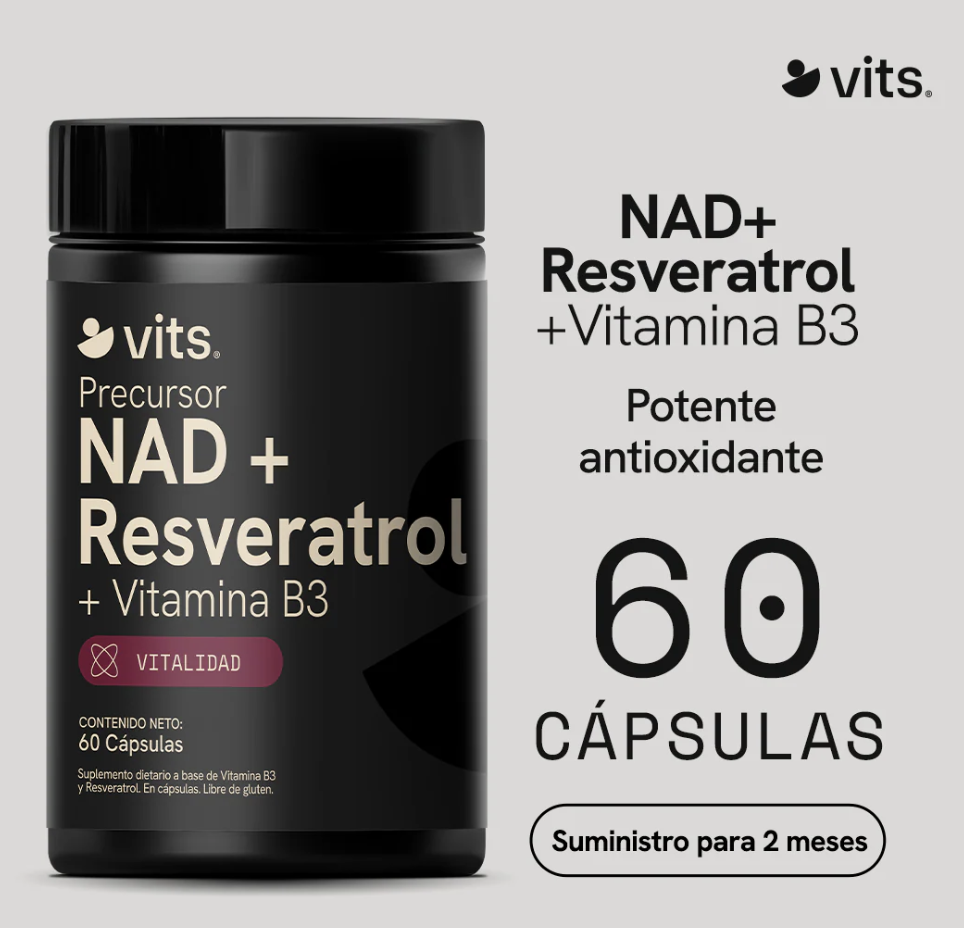 NAD + Resveratrol en Cápsulas